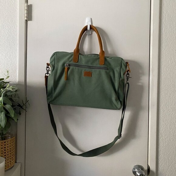 ☀️ THE SAME DIRECTION TSD BRAND Canvas Valley Hill Computer Brief Bag Messenger - Picture 3 of 5